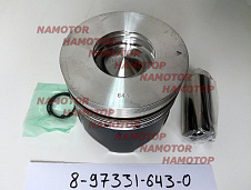 Поршень ДВС ISUZU 4HL1, 6HL1, STD. 8-97331-643-0, 8-97245-034-0. (fire box=55mm). ALFIN/GAL. шт.